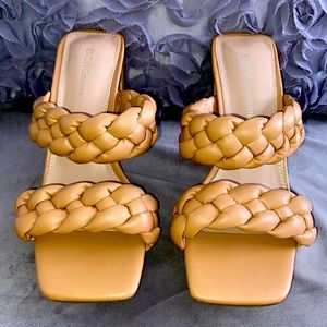 Tan heels size 6 BCBG